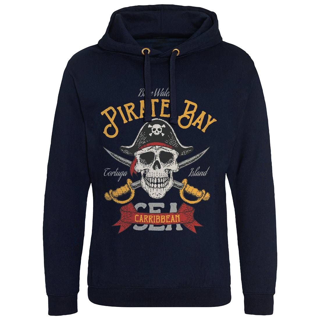 Pirate Bay Mens Hoodie Without Pocket Navy D960