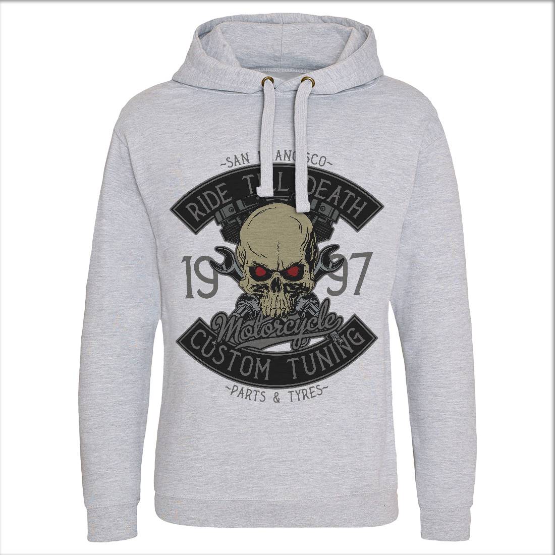 Ride Till Death Mens Hoodie Without Pocket Motorcycles D963