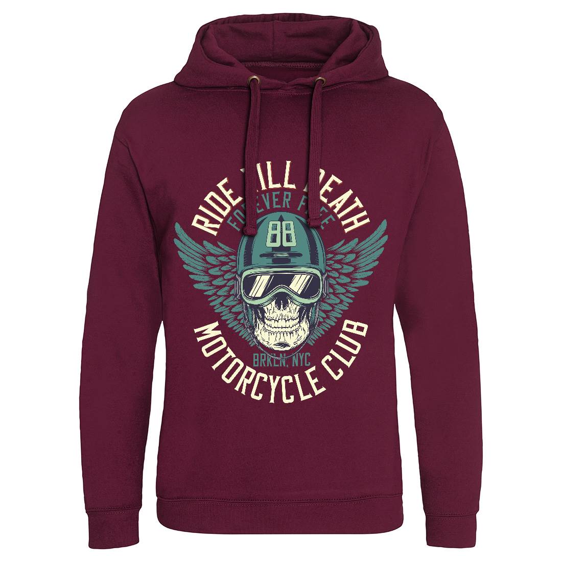 Ride Till Death Club Mens Hoodie Without Pocket Motorcycles D964
