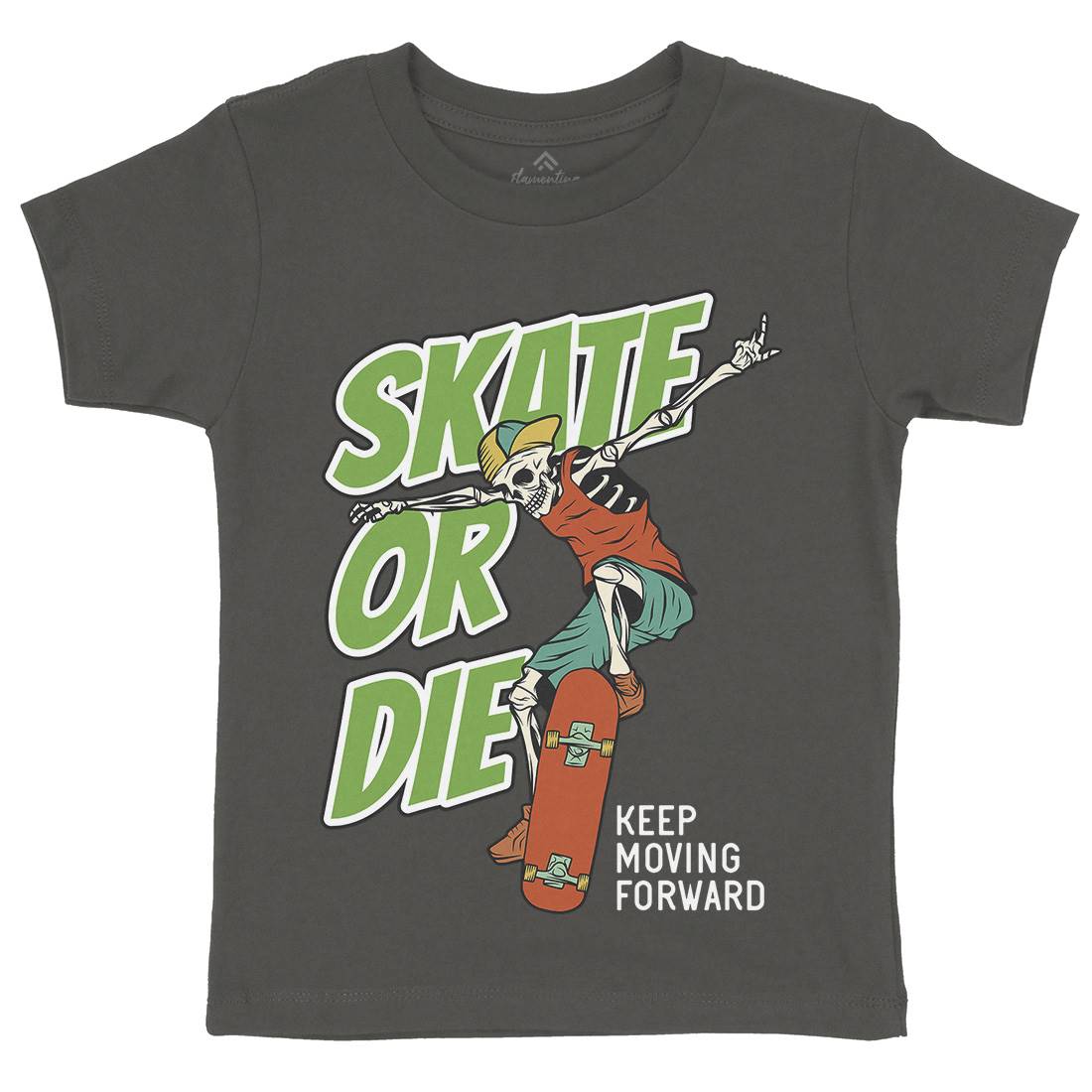 Or Die Kids Organic Crew Neck T-Shirt Skate D971