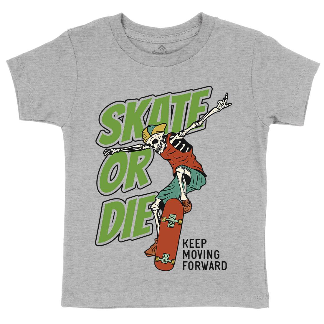 Or Die Kids Crew Neck T-Shirt Skate D971