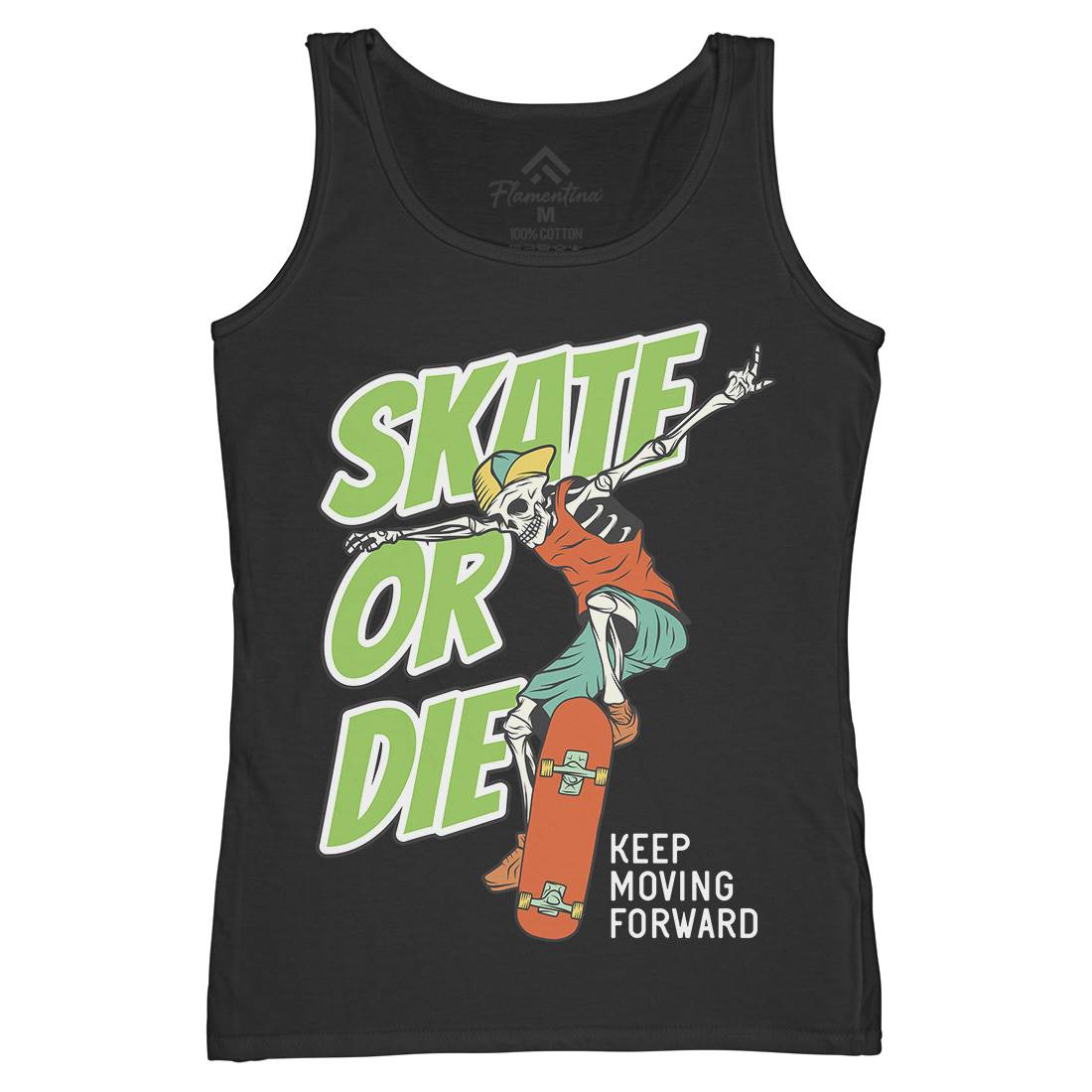 Or Die Womens Organic Tank Top Vest Skate D971