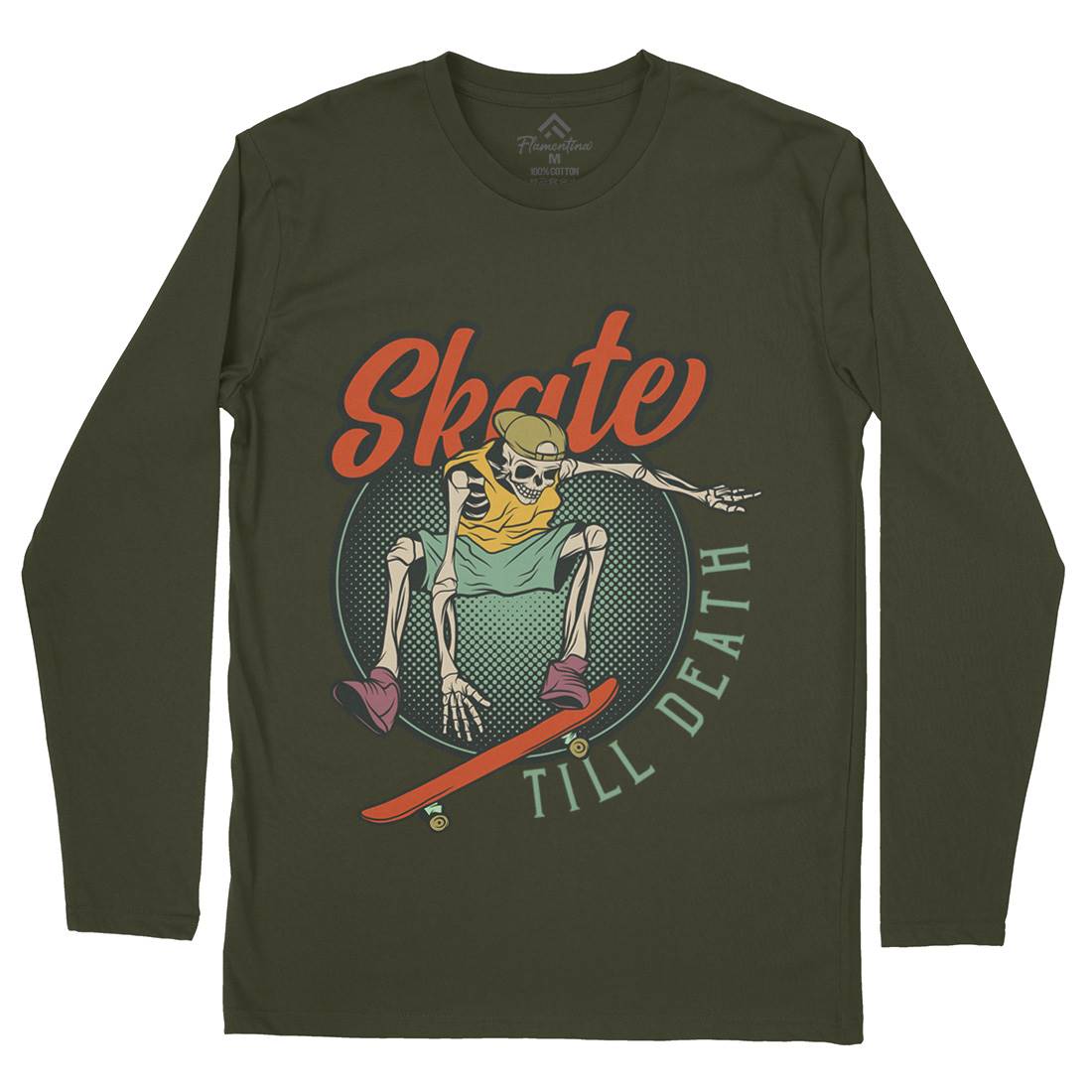 Till Death Mens Long Sleeve T-Shirt Skate D972