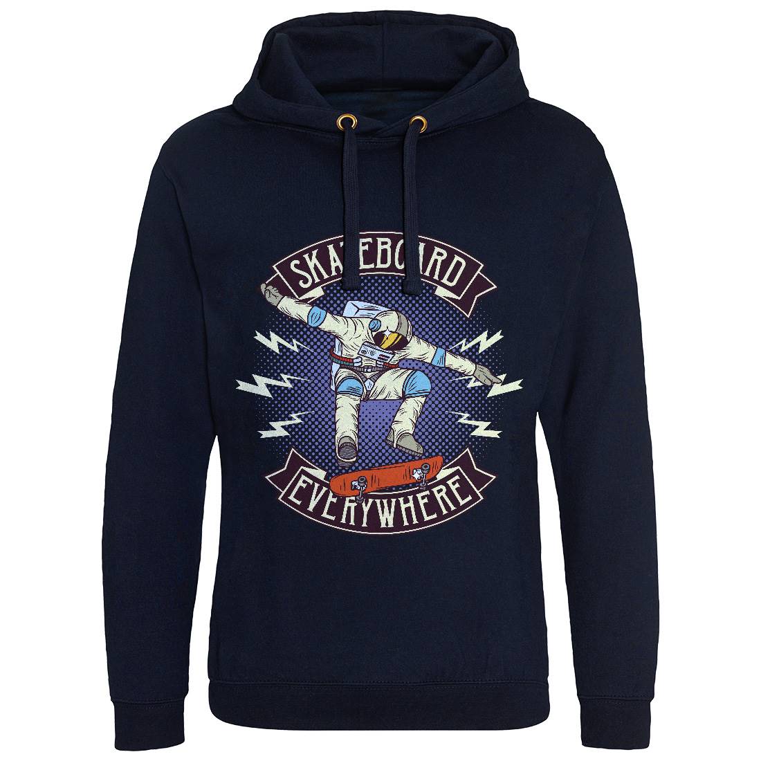 Skateboard Everywhere Mens Hoodie Without Pocket Skate D973