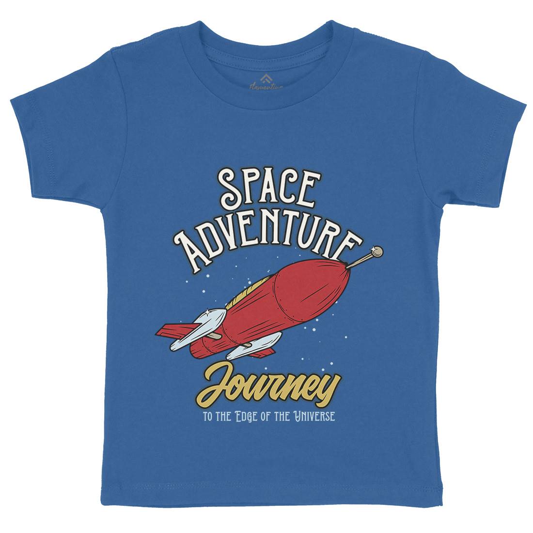 Adventure Kids Organic Crew Neck T-Shirt Space D978