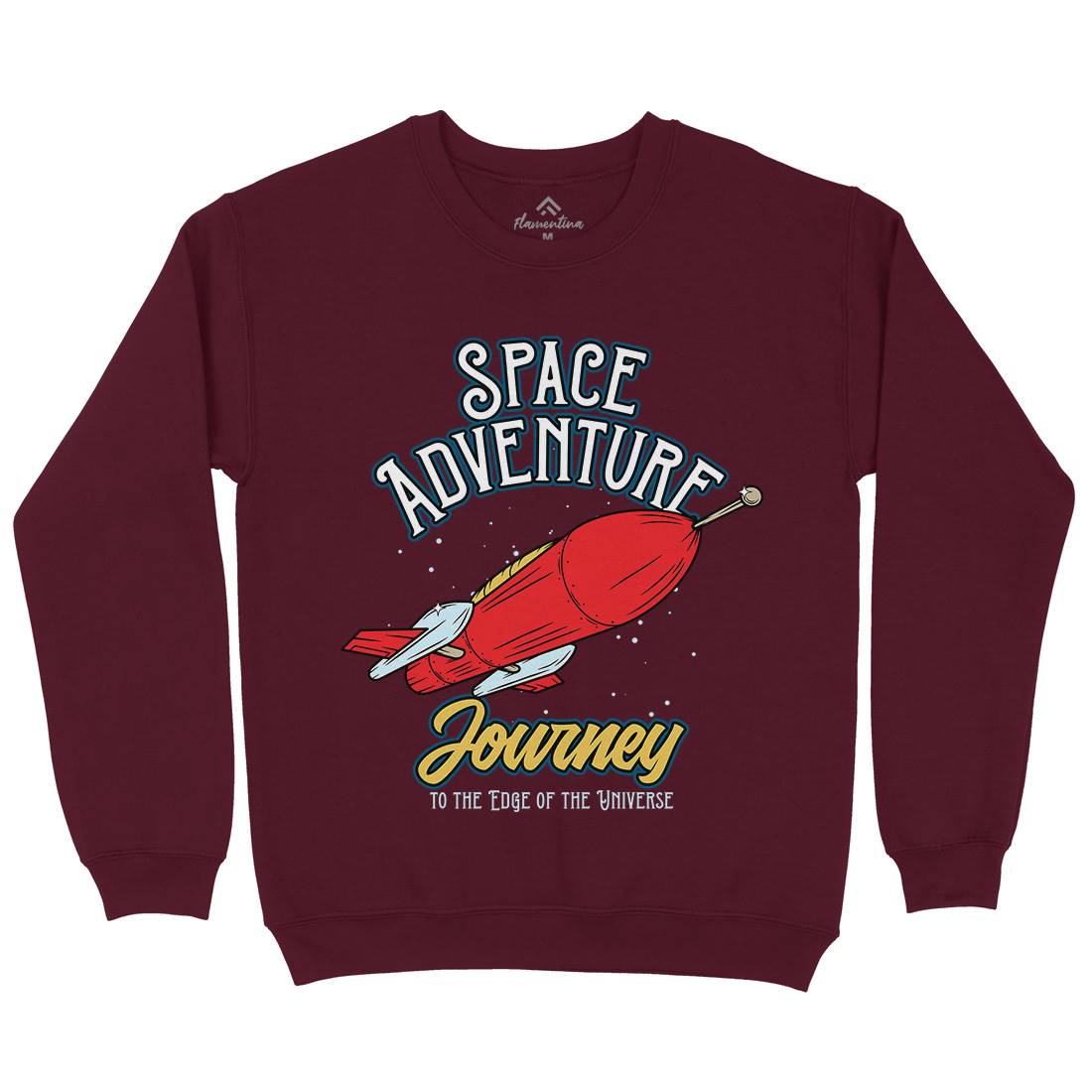 Adventure Mens Crew Neck Sweatshirt Space D978