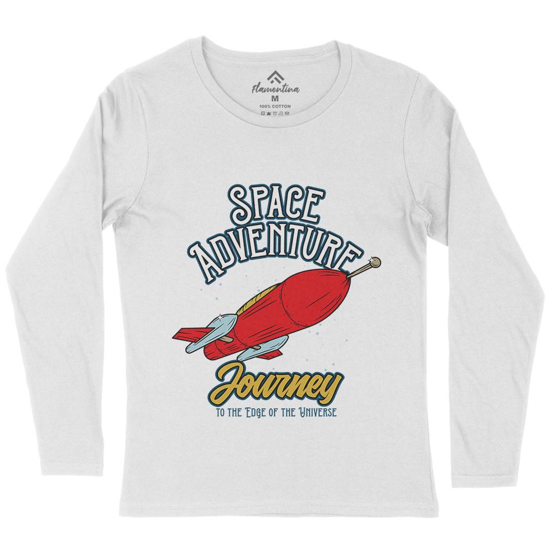 Adventure Womens Long Sleeve T-Shirt Space D978
