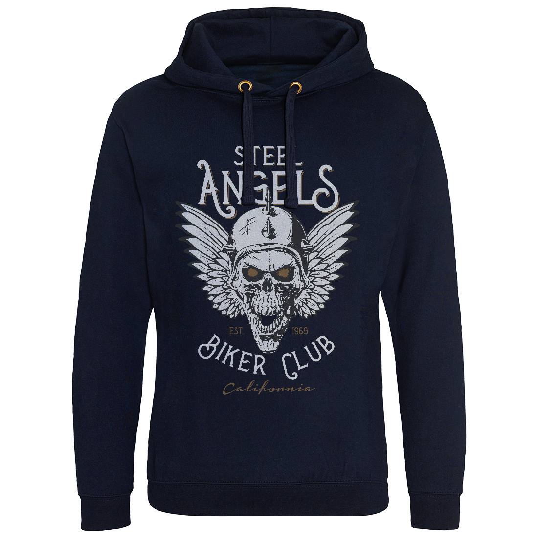 Steel Angels Mens Hoodie Without Pocket Motorcycles D984