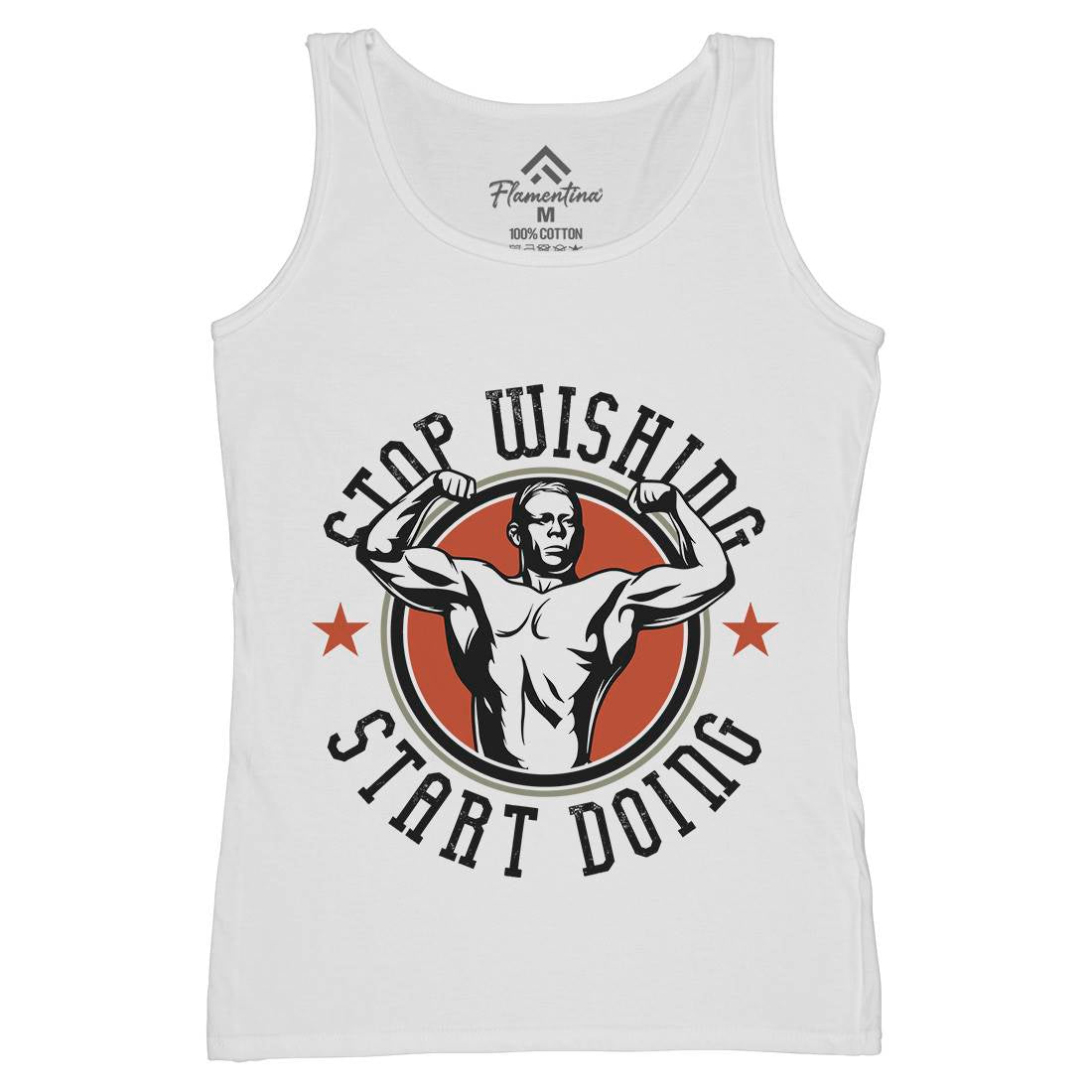 Stop Wishing Womens Organic Tank Top Vest Gym D985