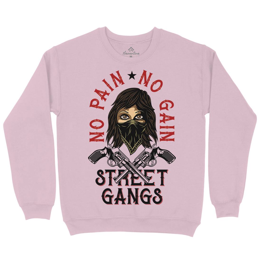 Street Gangs Kids Crew Neck Sweatshirt Retro D986