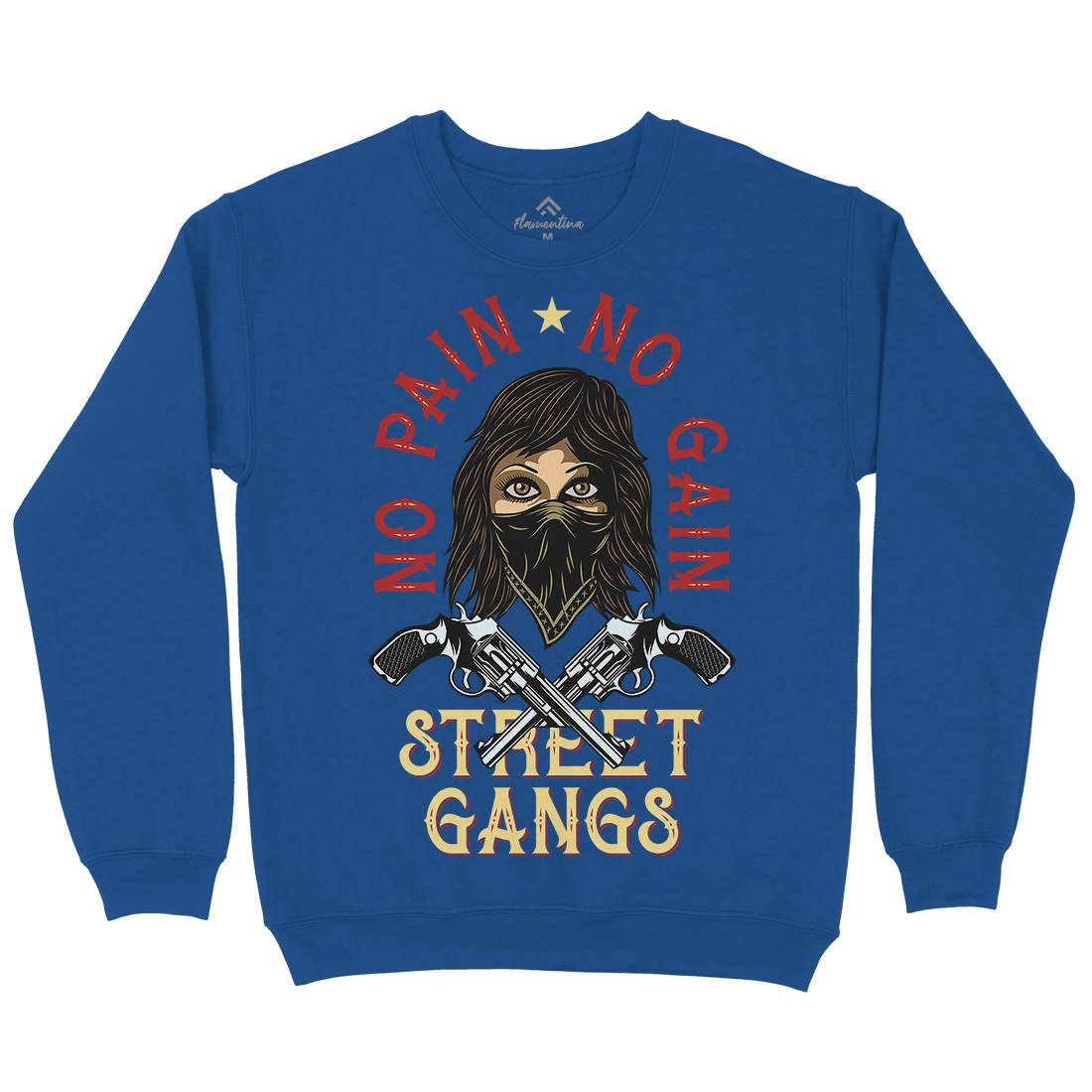 Street Gangs Kids Crew Neck Sweatshirt Retro D986