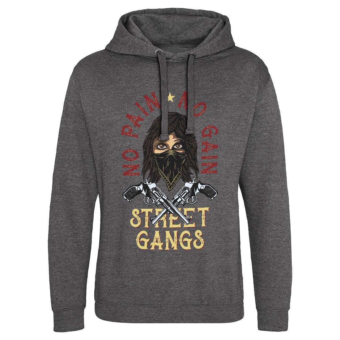 Street Gangs Mens Hoodie Without Pocket Retro D986