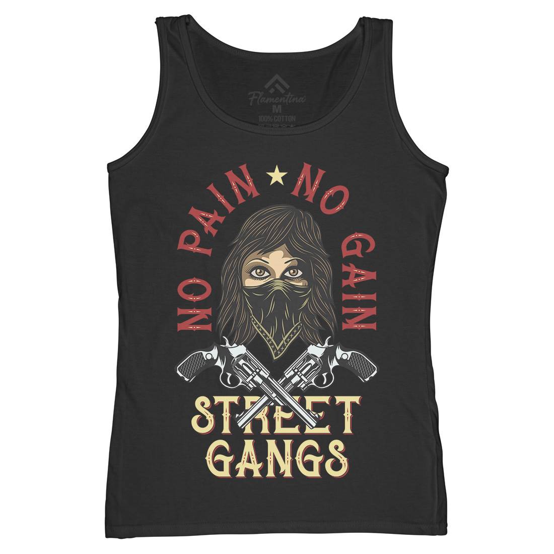 Street Gangs Womens Organic Tank Top Vest Retro D986