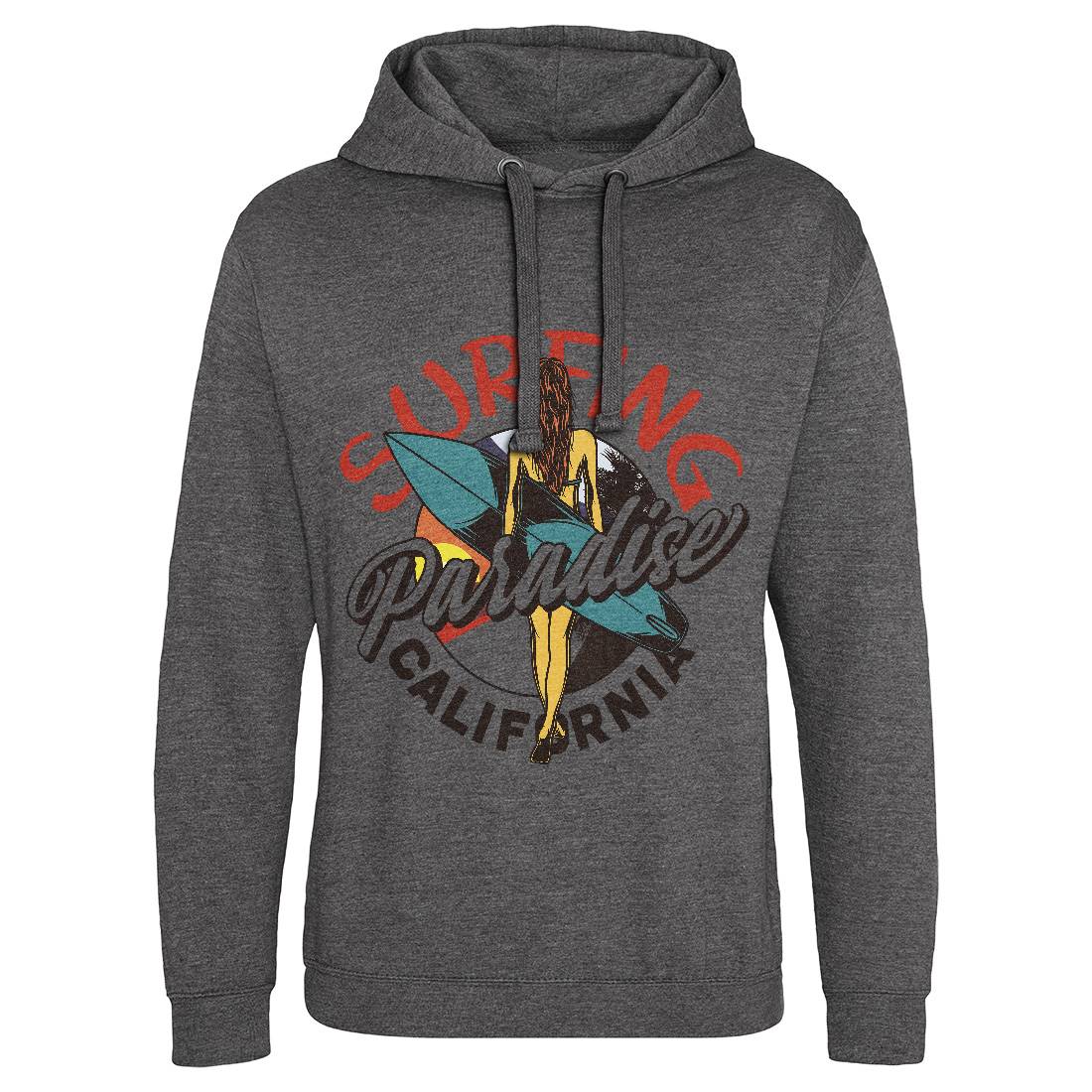 Surfing Paradise Mens Hoodie Without Pocket Surf D989