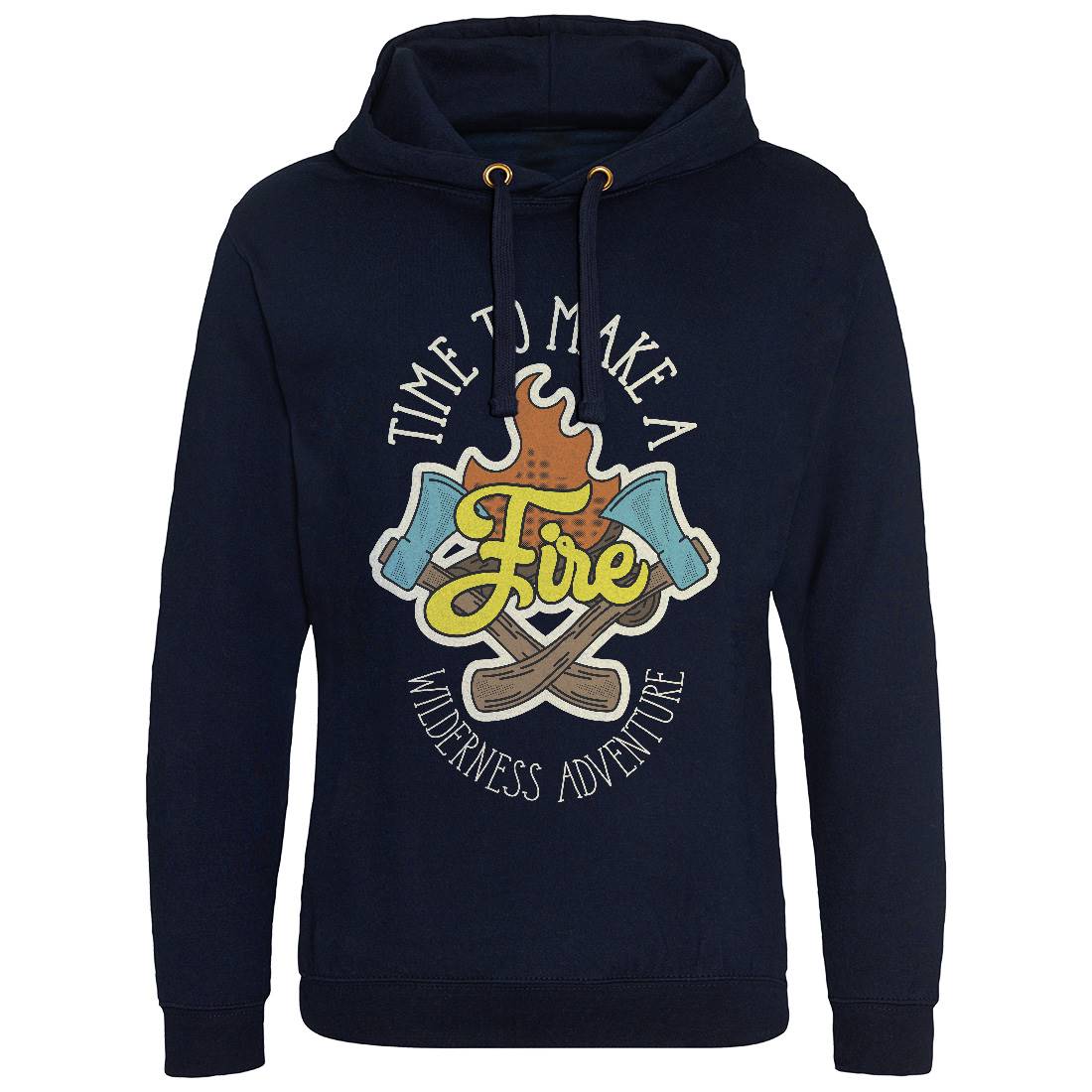 Time To Make Fire Mens Hoodie Without Pocket Nature D992