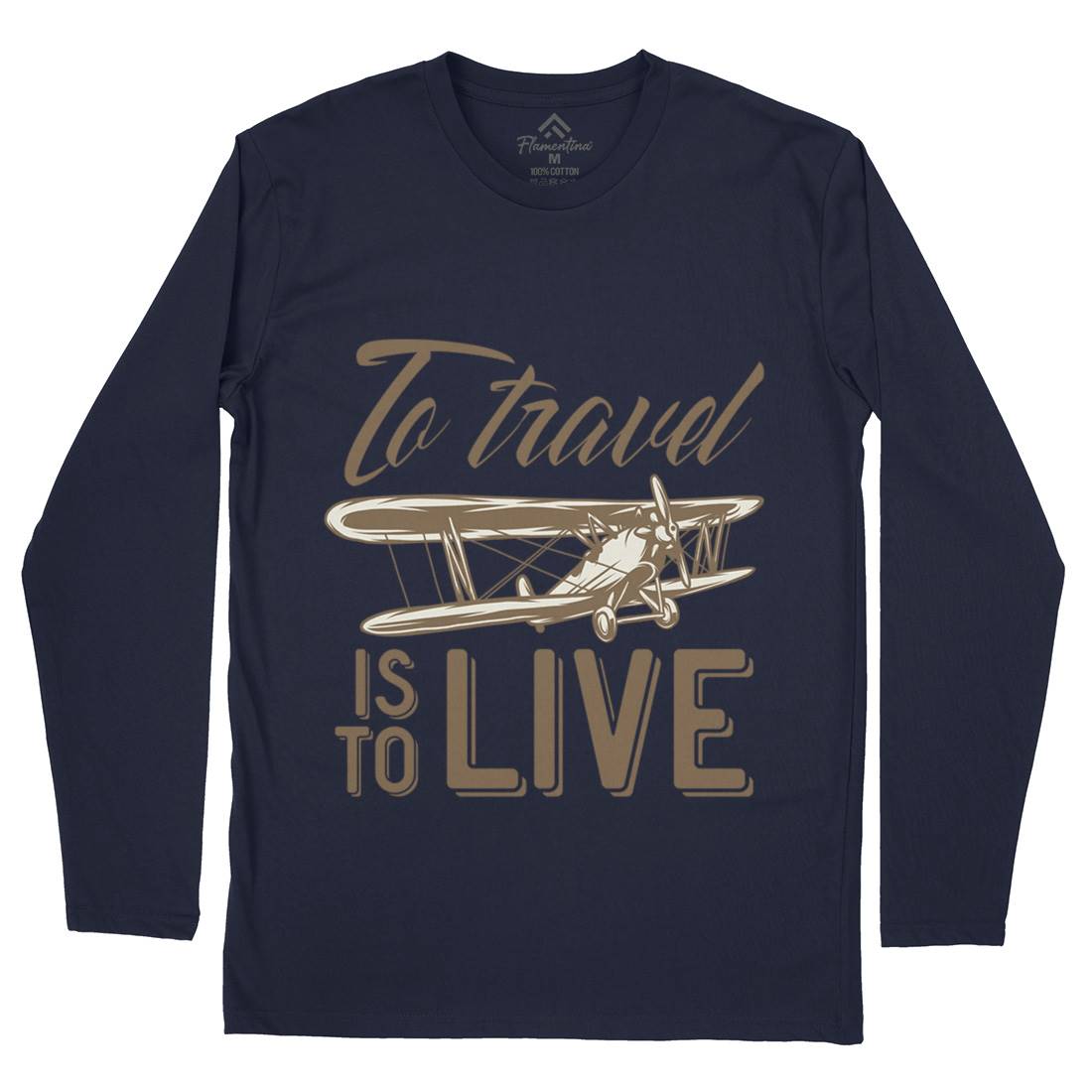Travel Live Mens Long Sleeve T-Shirt Vehicles D994