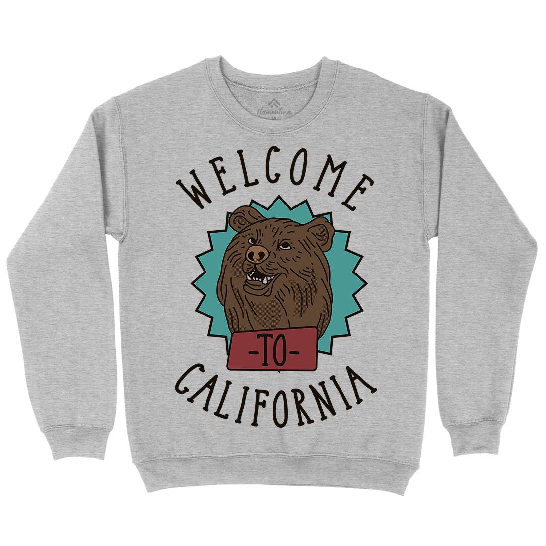 Welcome To California Kids Crew Neck Sweatshirt Animals D997