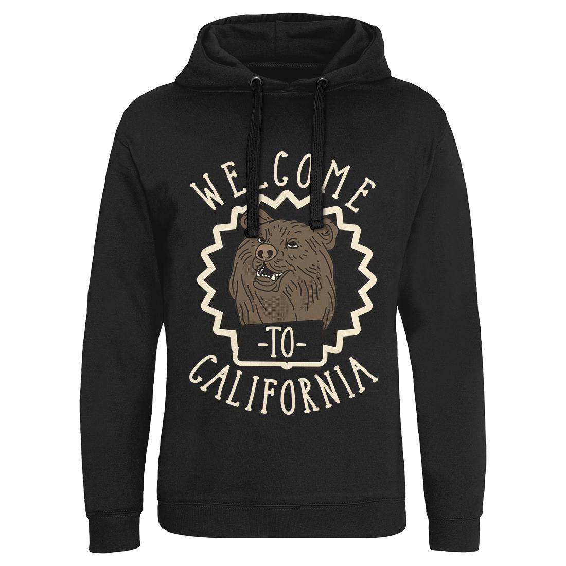 Welcome To California Mens Hoodie Without Pocket Animals D997