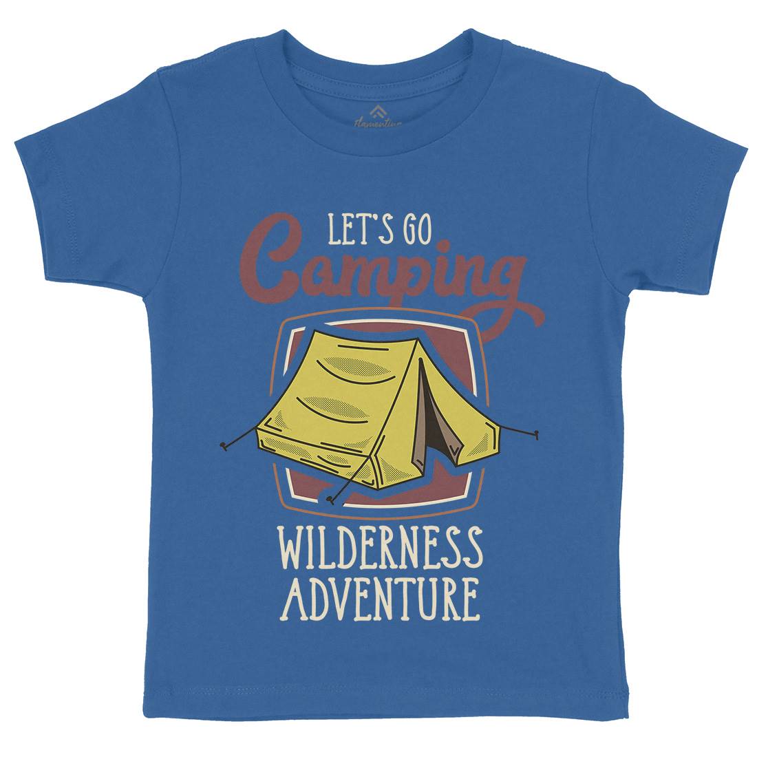 Wilderness Adventure Kids Organic Crew Neck T-Shirt Nature D998