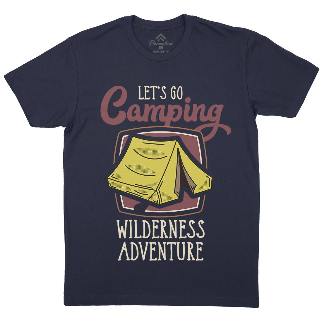Wilderness Adventure Mens Crew Neck T-Shirt Nature D998