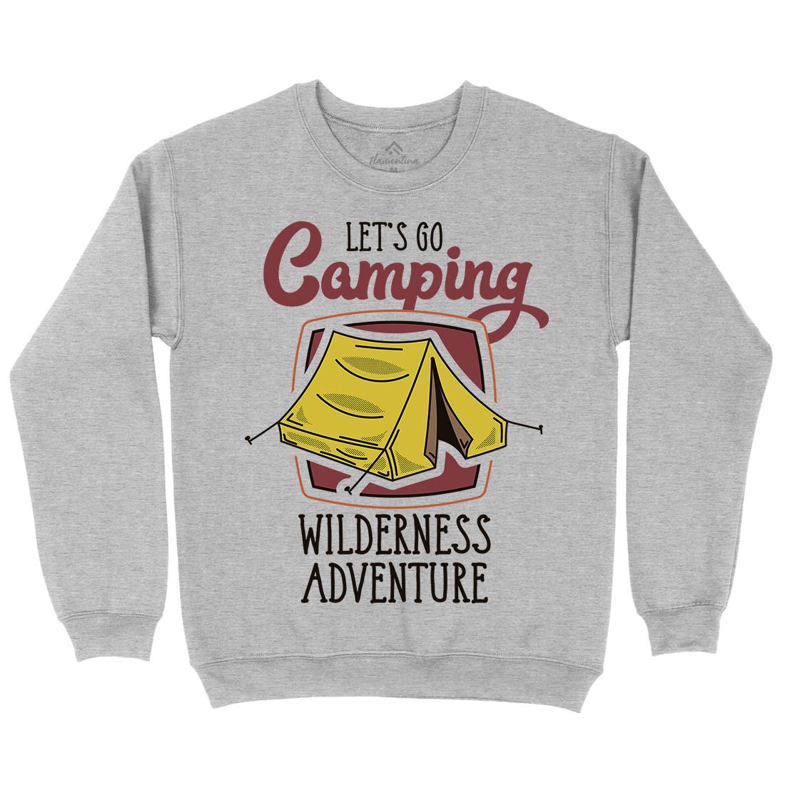 Wilderness Adventure Mens Crew Neck Sweatshirt Nature D998