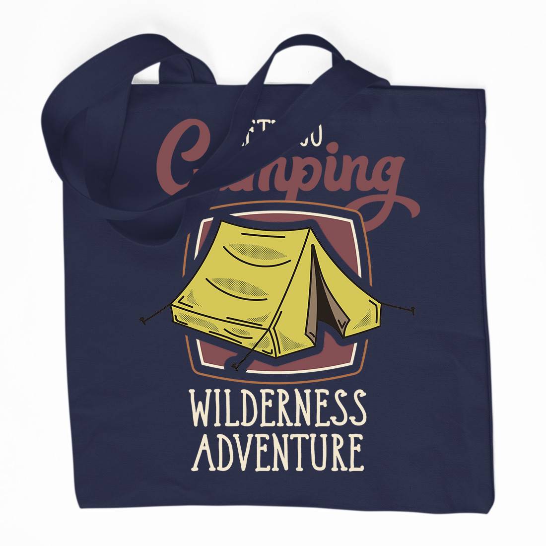 Wilderness Adventure Organic Premium Cotton Tote Bag Nature D998