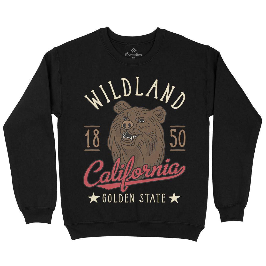Wildland California Kids Crew Neck Sweatshirt Animals D999