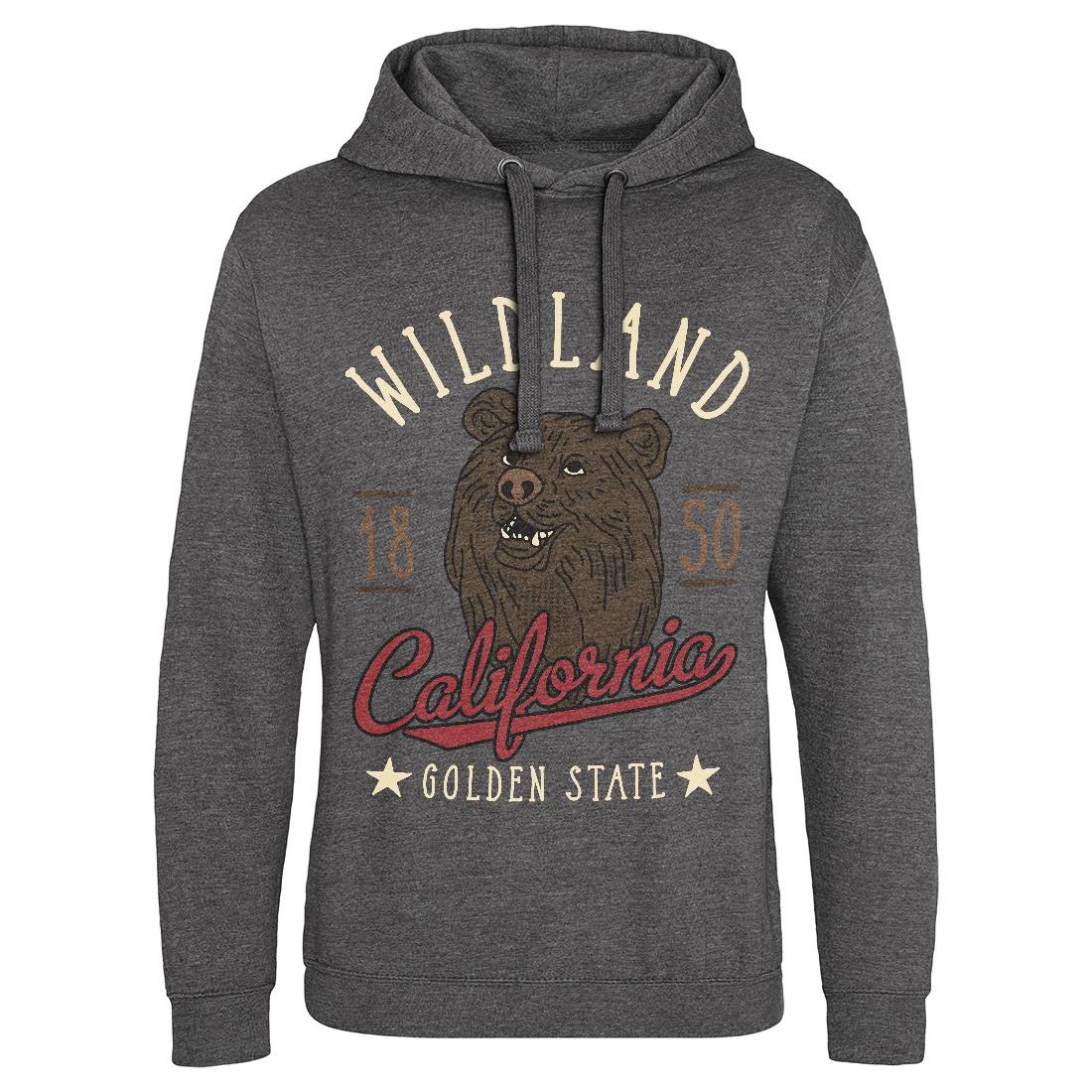 Wildland California Mens Hoodie Without Pocket Animals D999
