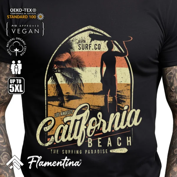 California Beach T-Shirt - Image 2