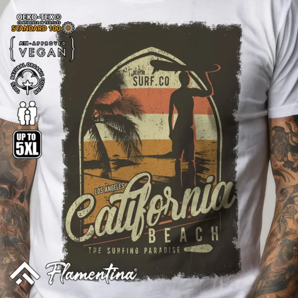 California Beach T-Shirt - Image 5