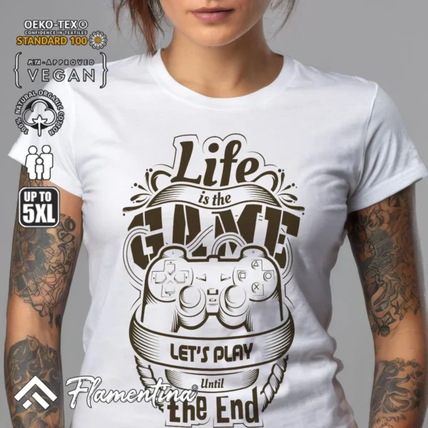 Life Is Game T-Shirt - Image 6