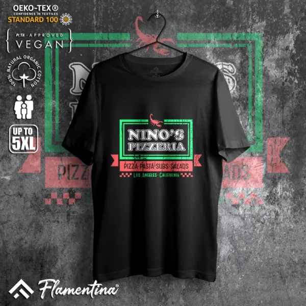 Ninos Pizzeria T-Shirt - Image 8