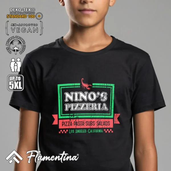 Ninos Pizzeria T-Shirt - Image 4