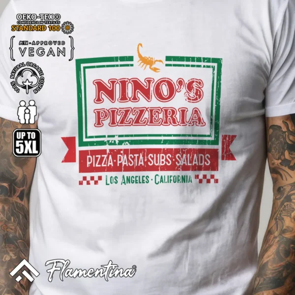 Ninos Pizzeria T-Shirt - Image 5