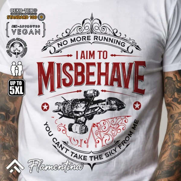 I Aim To Misbehave Sweatshirt Hoodie - Image 5