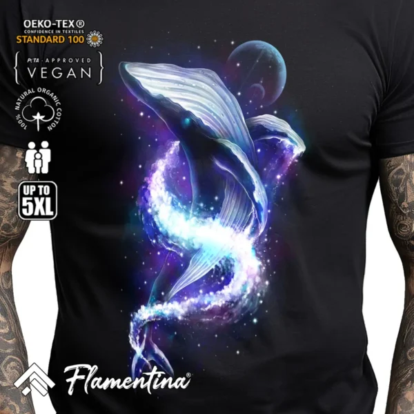 Celestial Whale T-Shirt - Image 2