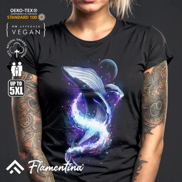 Celestial Whale T-Shirt - Image 3