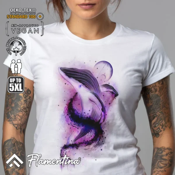 Celestial Whale T-Shirt - Image 6