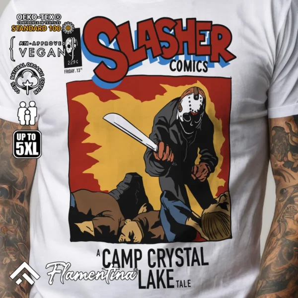 Slasher Comics T-Shirt - Image 5