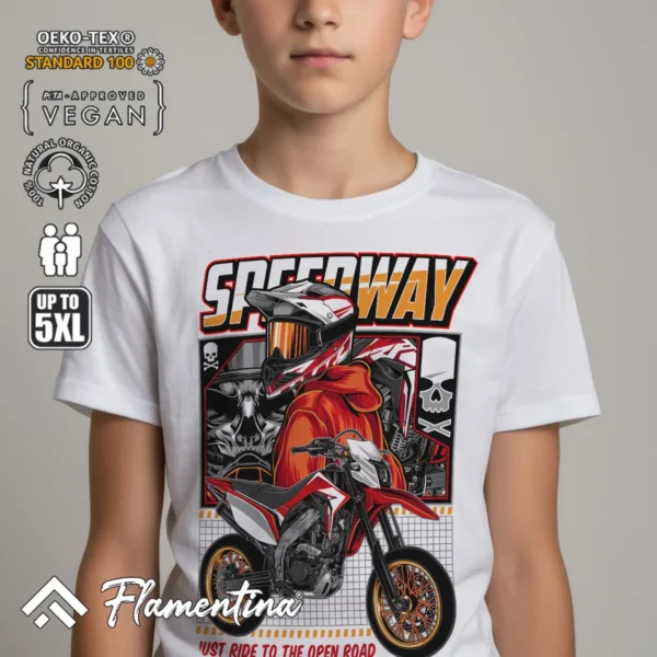 Speedway Motocross T-Shirt - Image 7