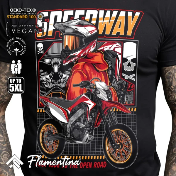 Speedway Motocross T-Shirt - Image 2