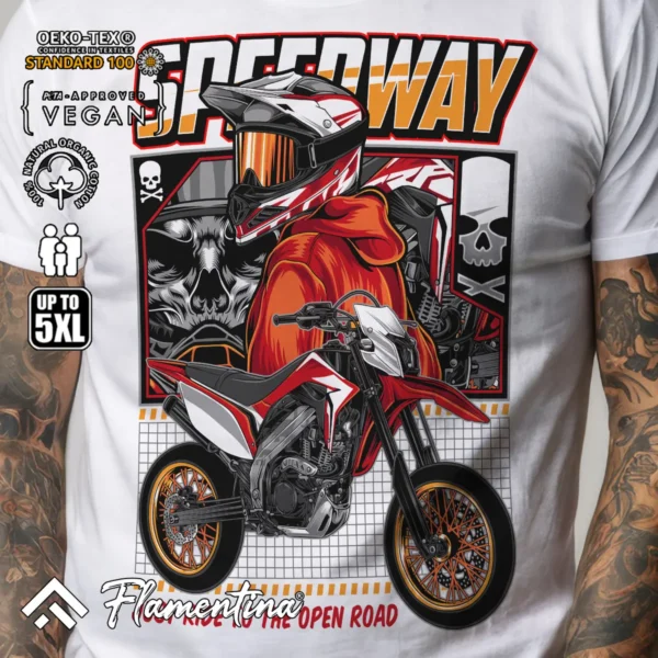 Speedway Motocross T-Shirt - Image 5