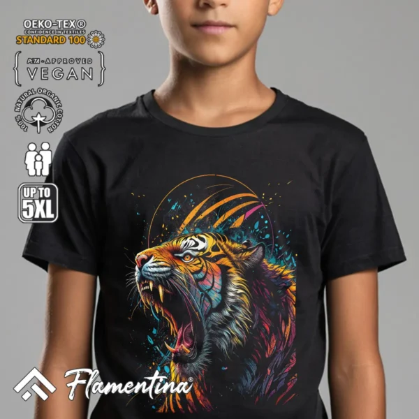 Angry Tiger T-Shirt - Image 4