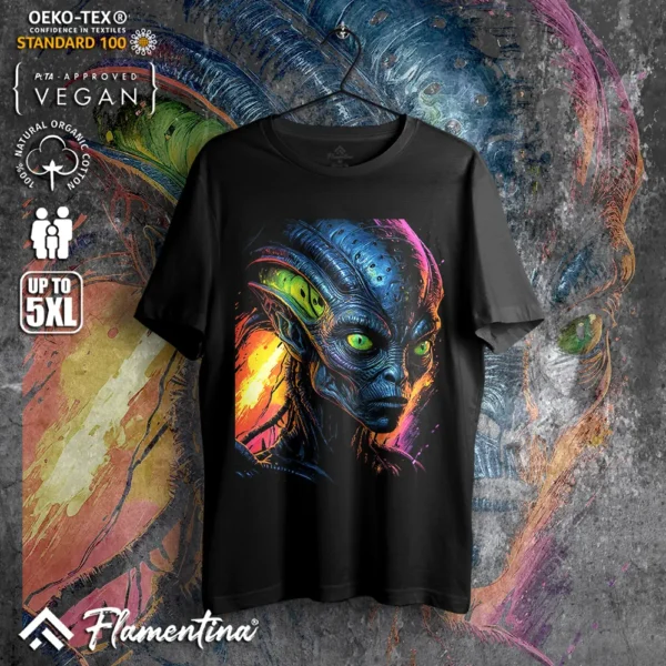 Alien Head T-Shirt - Image 5