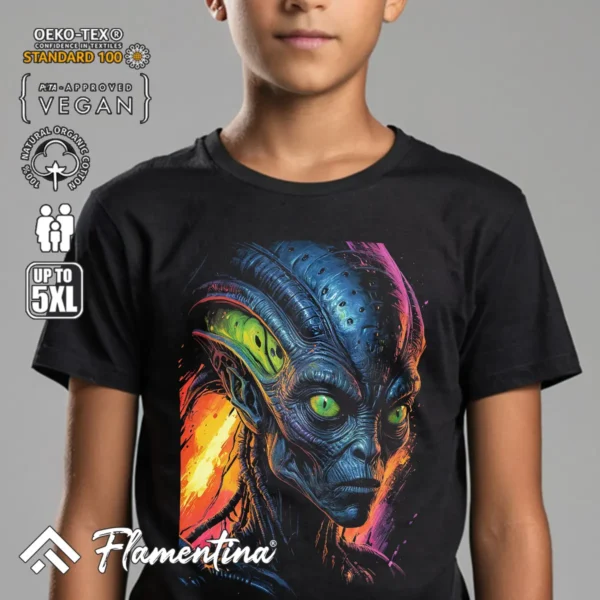 Alien Head T-Shirt - Image 4