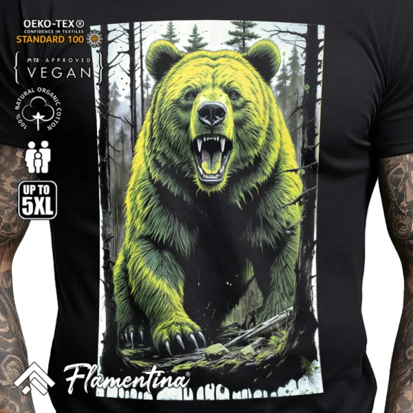 Angry Bear T-Shirt - Image 2