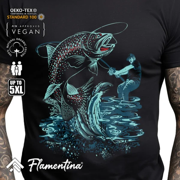 Fish On Hook T-Shirt - Image 2