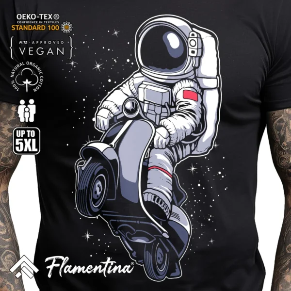 Astronaut Scooter T-Shirt - Image 2