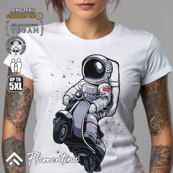 Astronaut Scooter T-Shirt - Image 6