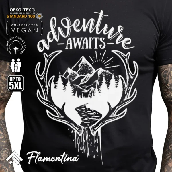 Adventure Awaits T-Shirt - Image 2